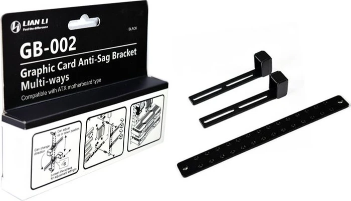 Lian Li GB-002, Grafikkartenhalter, schwarz