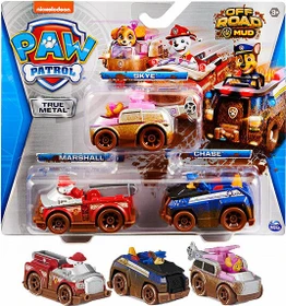 Spin Master Paw Patrol - True Metal Mud 3-Pack