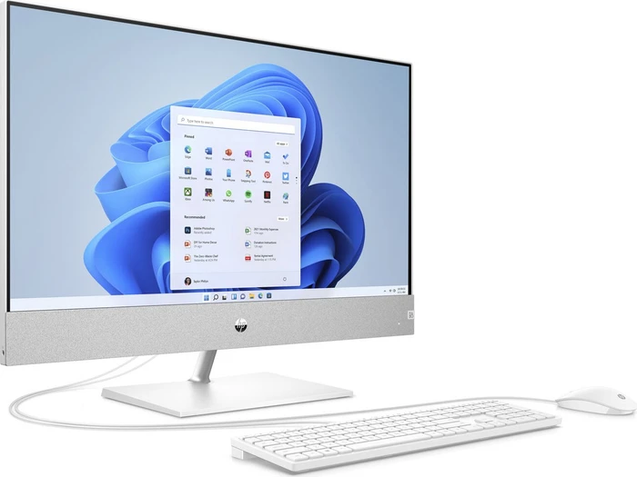 HP Pavilion All-in-One 27-ca1008ng, Snowflake White, Core i7-12700T, 16GB RAM, 1TB SSD, GeForce RTX 3050