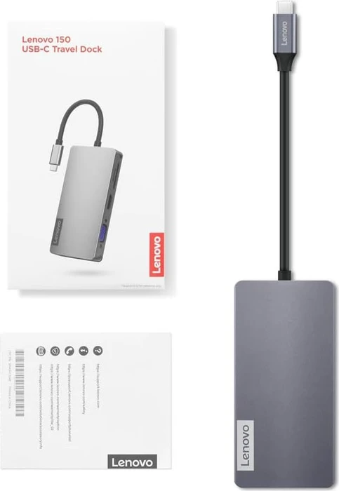 Lenovo 150 USB-C Travel Dock, USB-C 3.0 [Buchse]
