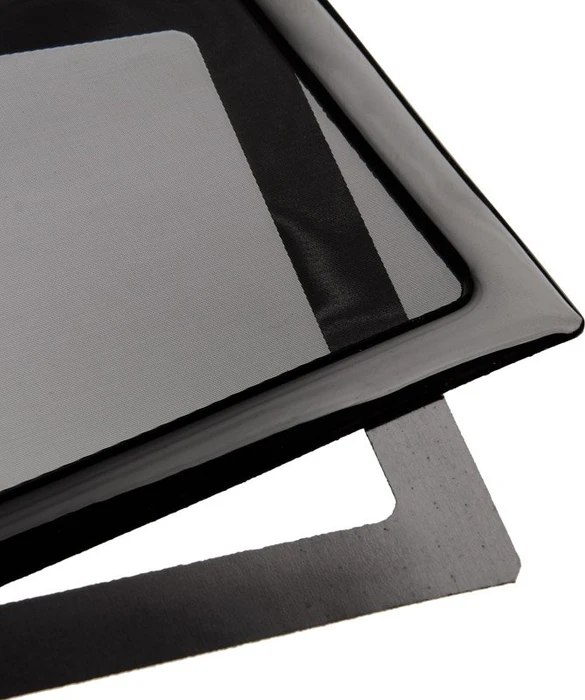 DEMCiflex Staubfilter für Lian Li TU150 Mini-ITX, GPU, schwarz/schwarz