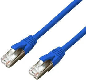 MicroConnect Patchkabel, Cat6a, S/FTP, RJ-45/RJ-45, 20m, blau
