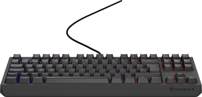 Genesis Thor 230 TKL, Anchor Gray Negative, LEDs RGB, hot-swap, Outemu Red, USB, CZ/SK
