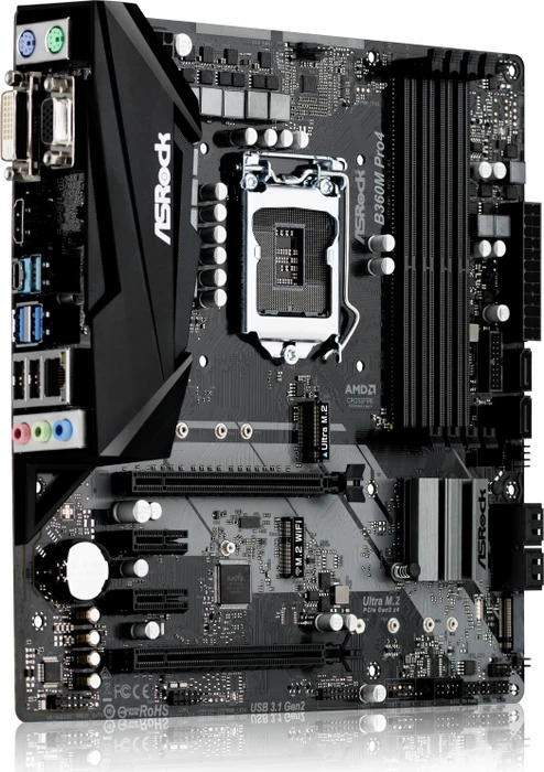 ASRock B360M Pro4 (Intel 1151 v2)