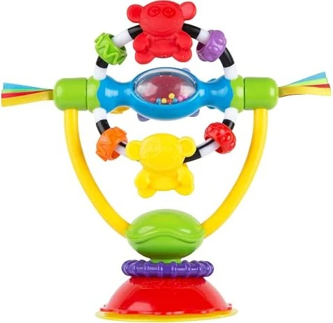 Playgro Drehrassel mit Saugfuß für Tische und Hochstühle