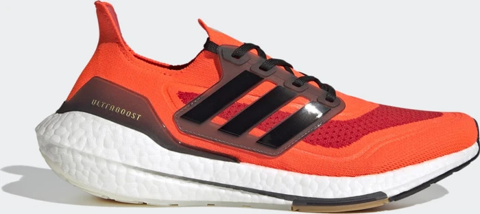adidas Ultraboost 21 solar red/core black/gold metallic (Herren)
