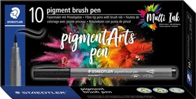 Staedtler pigment brush pen 371 raw siena