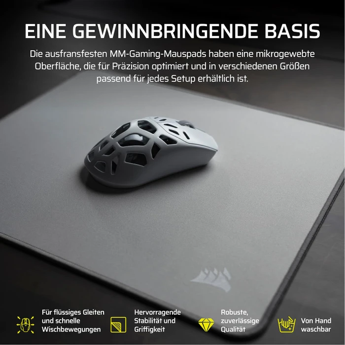 Corsair MM Gaming Mouse Pad - XL 930x300mm, grau