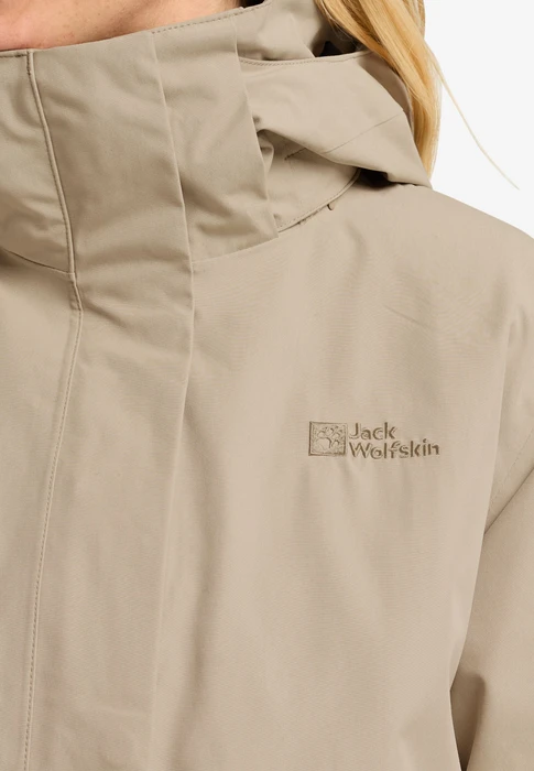 Jack Wolfskin Baylight 3in1 Funktionsmantel anis (Damen)