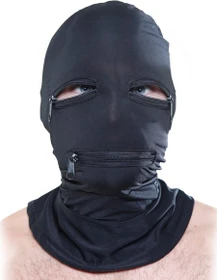 Pipedream Fetish Fantasy Zipper Face Hood Hood Maske