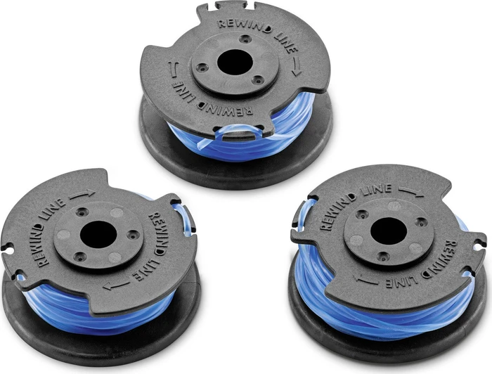 Kärcher Fadenspule für Rasentrimmer LTR 18, 1.6mm/3.7m, 3 Stück