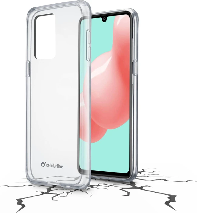 Cellularline Clear Duo für Samsung Galaxy A41 transparent