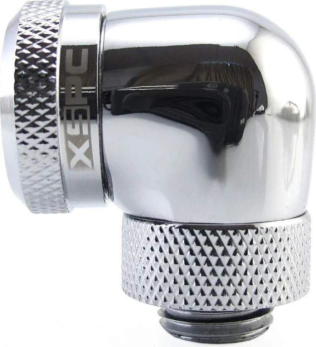 XSPC 90° Rohranschluss G1/4" auf 14mm V2, verchromt