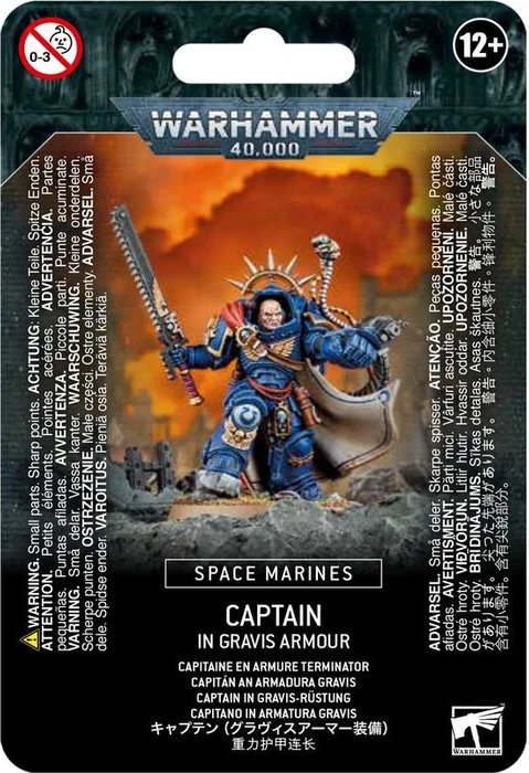 Games Workshop Warhammer 40.000 - Space Marines - Captain in Gravis-Rüstung