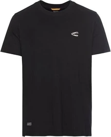 Camel Active Print aus nachhaltigem Organic Cotton T-Shirt kurzarm blau (Herren)