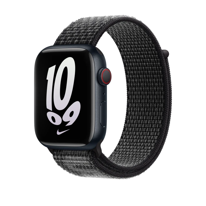 Apple Nike Sport Loop für Apple Watch 45mm schwarz/Summit White