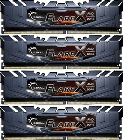 G.Skill Flare X schwarz UDIMM 64GB Kit, DDR4-3200, CL16-18-18-38