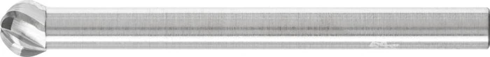 Pferd KUD 0807/6 INOX HM Kugelfräser, (D)4x3x34mm, 1 Stück