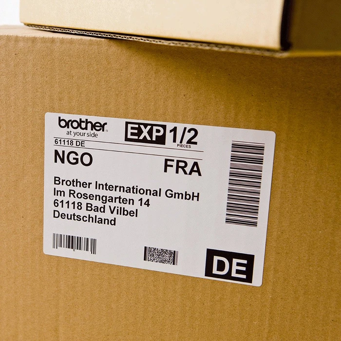 Brother Adressetiketten DK-11202, 62x100mm, weiß, 1er-Pack (300 Etiketten)
