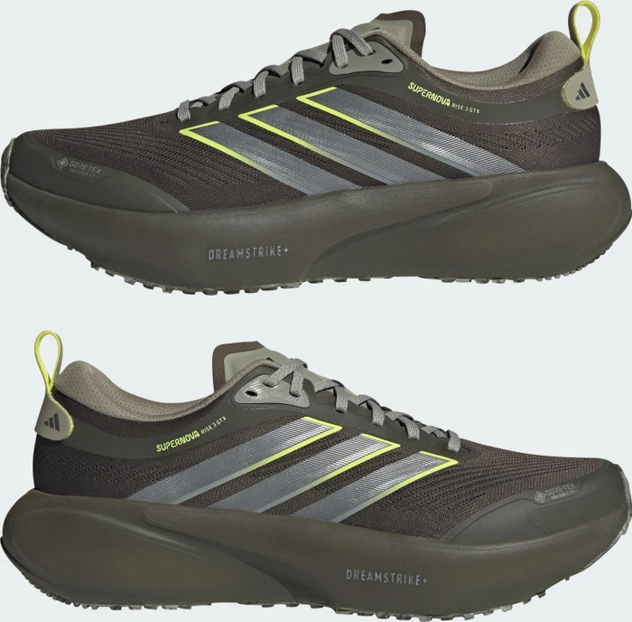 adidas Supernova Rise 3 GTX shadow olive/iron metallic/frozen lemon (Herren)