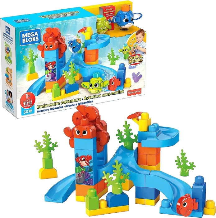 Mattel Mega Bloks Fisher-Price First Builders Guck-Guck Unterwasserabenteuer