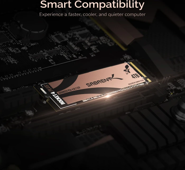 Sabrent Rocket 4 Plus 4TB, M.2 2280 / M-Key / PCIe 4.0 x4