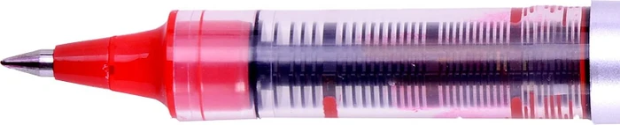Uni-Ball Eye Micro UB-150 Tintenroller (Mine) rot/silber, 12er-Pack