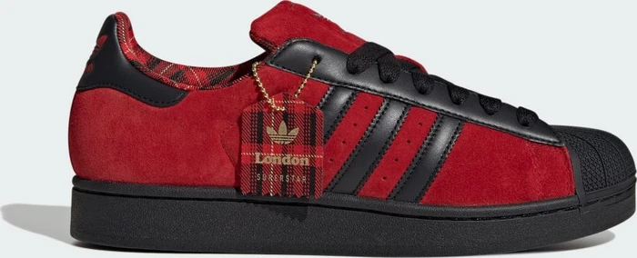 adidas Superstar II better scarlet/core black/matte gold