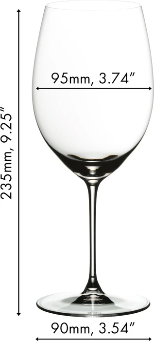 Riedel Veritas Cabernet/Merlot (Bordeaux) Rotweinglas, 2 Stück