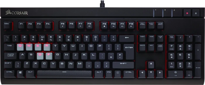 Corsair Strafe, MX RED, USB, UK