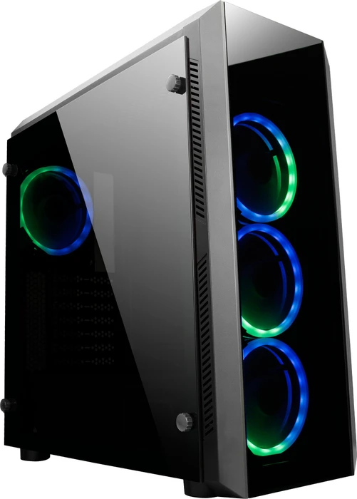 Chieftec Gamer GL-02B Scorpion 2 RGB, schwarz, Glasfenster