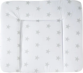 roba Little Stars Wickelauflage PU beschichtet Sterne/Weiß