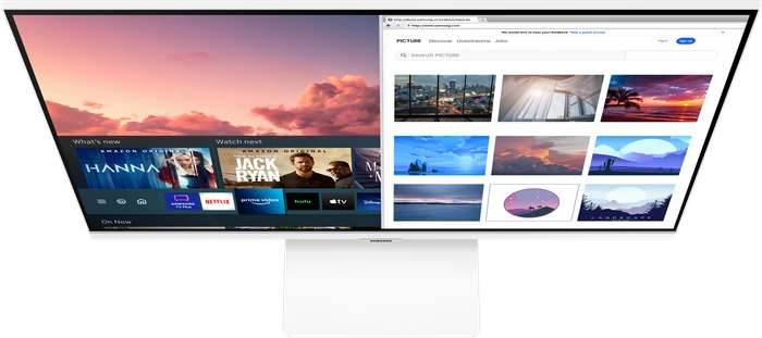 Samsung Smart Monitor M7 M70A, weiß, 31.5"