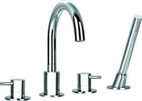 Ottofond 4-Loch Wannenrandarmatur Q10000 chrom