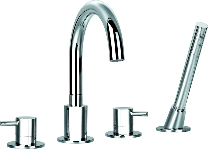 Ottofond 4-Loch Wannenrandarmatur Q10000 chrom