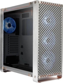 In Win Dubili Titanium Grey, vormontiert, grau, Glasfenster