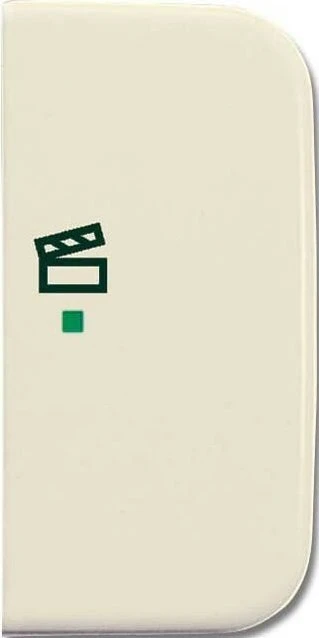 Busch-Jaeger Wippe 2-fach mit Symbol "Szene", weiß