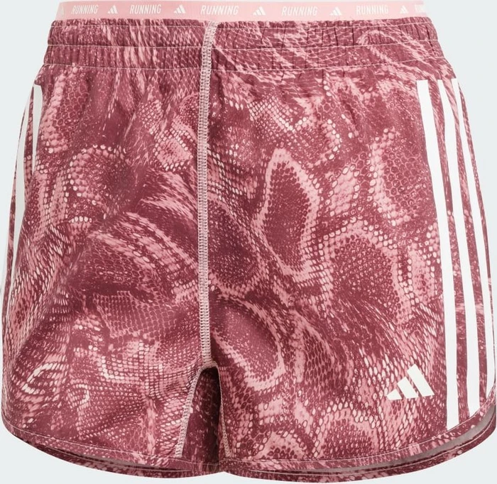 adidas Own The Run Excite Allover Print Aeroready Laufhose kurz semi pink spark (Damen)