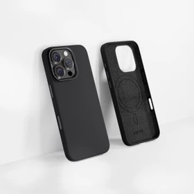 Epico Silicone Pro Mag+ Case für Apple iPhone 16 Pro Max schwarz