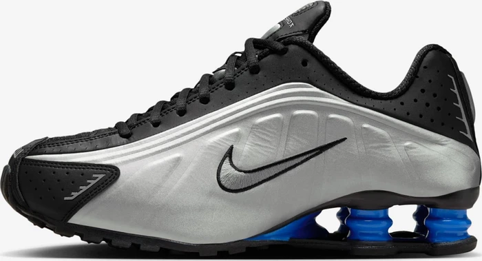 Nike Shox R4 black/racer blue/metallic silver (Damen)