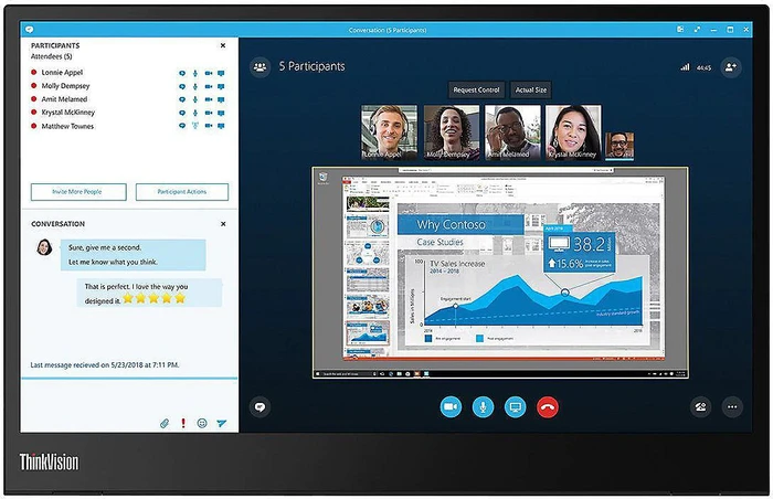 Lenovo ThinkVision M15, 15.6"