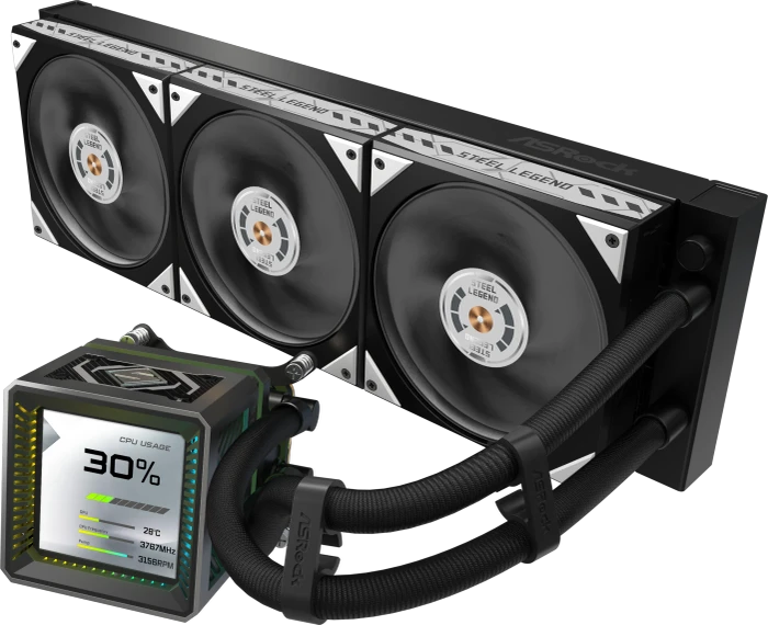 ASRock Steel Legend Dark 360 LCD
