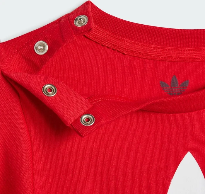 adidas Gift Set mit Beanie Jumpsuit better scarlet (Junior)