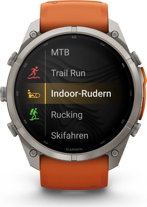 Garmin Fenix 9 Pro inReach 51mm titanium/autumn orange-spark orange