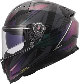 LS2 FF811 Vector II Carbon Savage schwarz/violett/grün