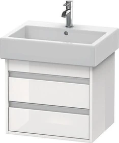 Duravit Ketho Waschtisch-Unterschrank wandhängend weiß