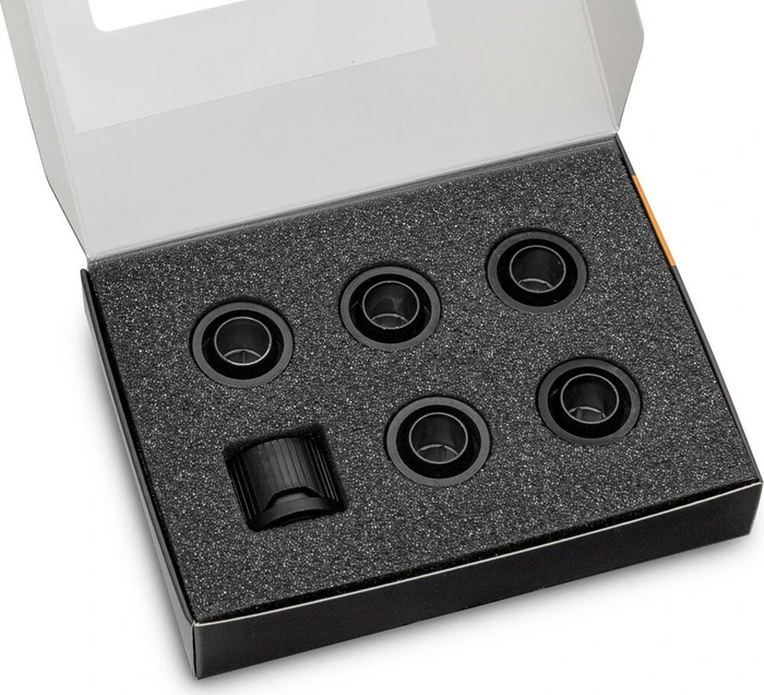 EK Water Blocks Quantum Line EK-Quantum Torque STC 10/16 Fitting G1/4" auf 16/10mm, schwarz, 6er-Pack