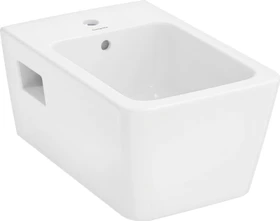 Hansgrohe EluPura Original Q Wand Bidet 540 mit Hahnloch und Überlauf, SmartClean