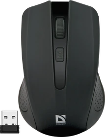 Defender Accura MM-935 Wireless Optical Mouse schwarz, USB (52935)