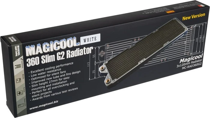 MagiCool 360 G2 Slim Radiator, weiß